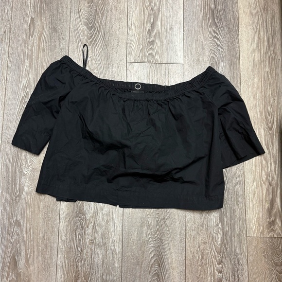 Free People Black Off-Shoulder Blouse - Picture 10 of 11